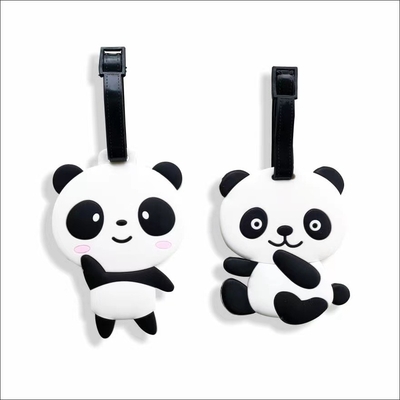 Goede prijs. 2-pakket schattig siliconen bagage tag met naam ID-kaart voor koffers niet-giftig aangepast welkom online
