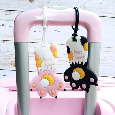 Leuke dieren Silicone bagage Tags Tas Tag Reisaccount Labels Tag Voor bagage Koffers Tassen Reisaccessoires