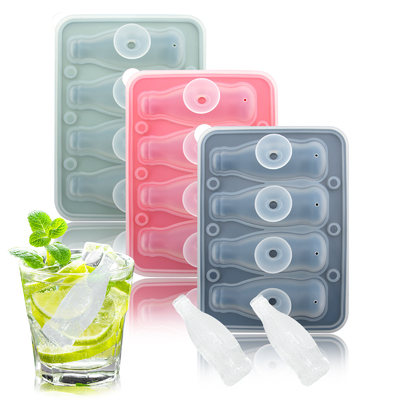 Silicone Ice Cube Trays 3 Pack - Grote grootte Silicone Ice Cube Vormen met lekbestendige Deksel Afneembare Vierkante Ice Cube Tray En BPA-vrij voor Cocktail, Whiskey, Stapelbaar Flexibel IJs