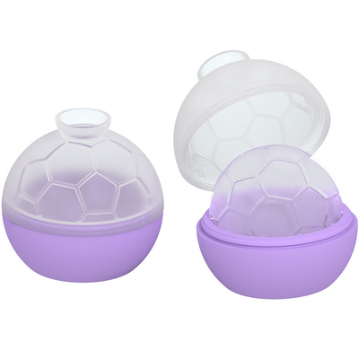 Sfeer ijsvormen - 6 pakketten - Silicone ijsbalvormen met ingebouwde trechter - Ronde ijsblokvormen - Maak 2,5 inch grote ijsbol voor whisky en cocktails, voedselkwaliteit en BPA vrij, zwart