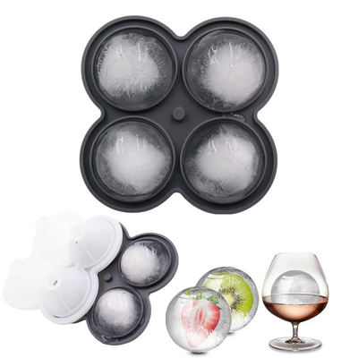 Ice Cube Tray, 2,5 inch Ice Cube Forms, 2 holte Silicone Rose & 2 Diamond Ice Ball Maker, Makkelijk loslaten Grote Ice Cube Form Voor het koelen van Cocktails, Whiskey, Bourbon & zelfgemaakte sap