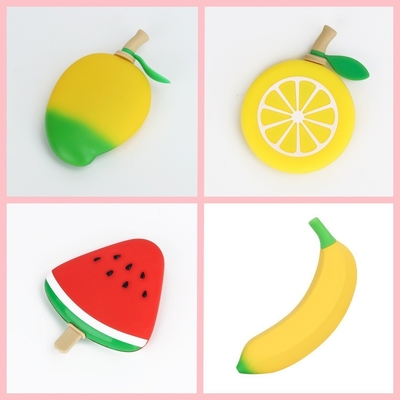 Fruit Silicone Mould ️ Herbruikbare BPA-vrije voedselkwaliteit Silicone Ice Cube Tray met watermeloen-, citroen-, ananasvormen ️ Flexible Non-Stick Mould voor ijs, chocolade, snoep, gelei, zeep en meer