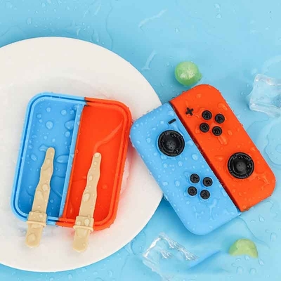 DIY Cartoon Silicone Popsicle Mould BPA-vrije herbruikbare ijsbak voor kinderen met fruit- en diervormen Gemakkelijk te gebruiken, niet-klevend, veilig voor zomergerechten