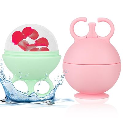 Siliconen IJsroller voor Gezicht Koude Therapie Gezichtsmasseur voor Wallen Acne Roodheid BPA-vrij OEM Huidverzorgingstool Mintgroen