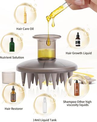 Goede prijs. BPA-vrije siliconen hoofdhuidolie-applicator met massageborstels online