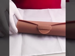 Silicone make-up borstel organisator met upgrade anti-fall-out rits sluiting